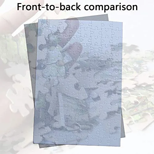 10 Sets Blank Sublimation A4 Jigsaw Puzzle with 120 Pieces DIY Heat Press Transfer Crafts A4 Thermal Transfer Puzzle Wholesale DIY Thermal Transfer