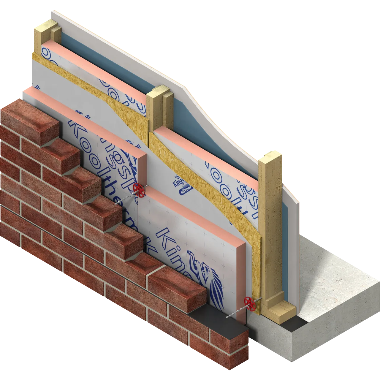 100mm Kingspan Kooltherm K112 Framing Board - 2400mm x 1200mm (per board)