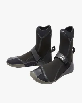 5mm Furnace Hidden Split Toe Wetsuit Boots - Black