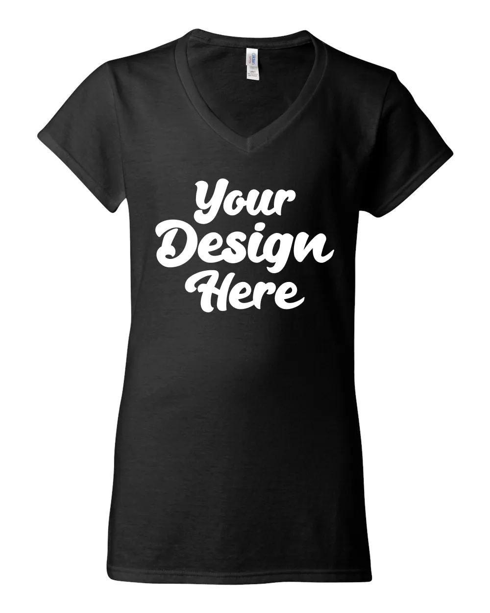 64V00L | Softstyle Women?s V-Neck T-Shirt