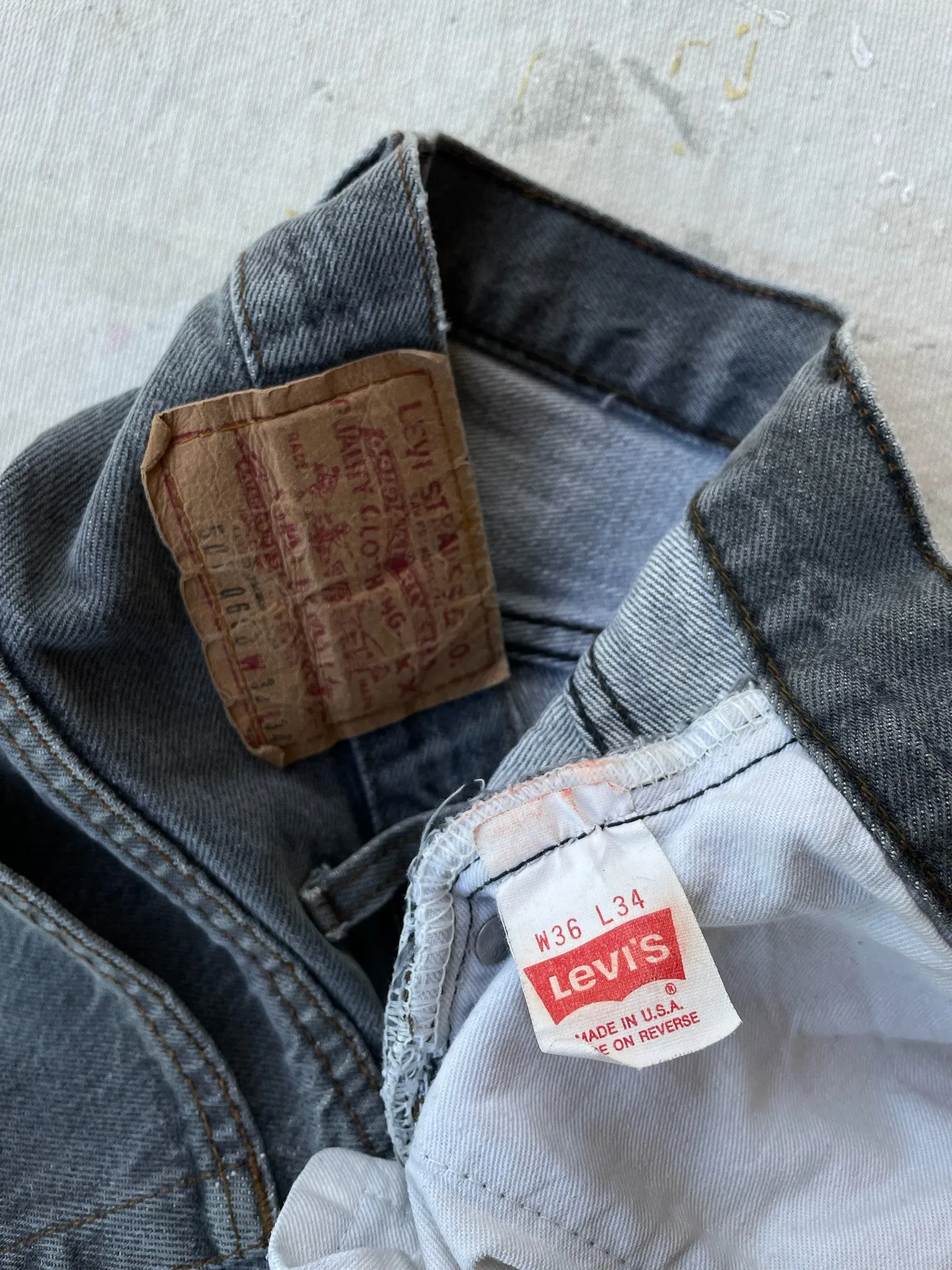 80's Levi's 501 Jeans—[34x33]