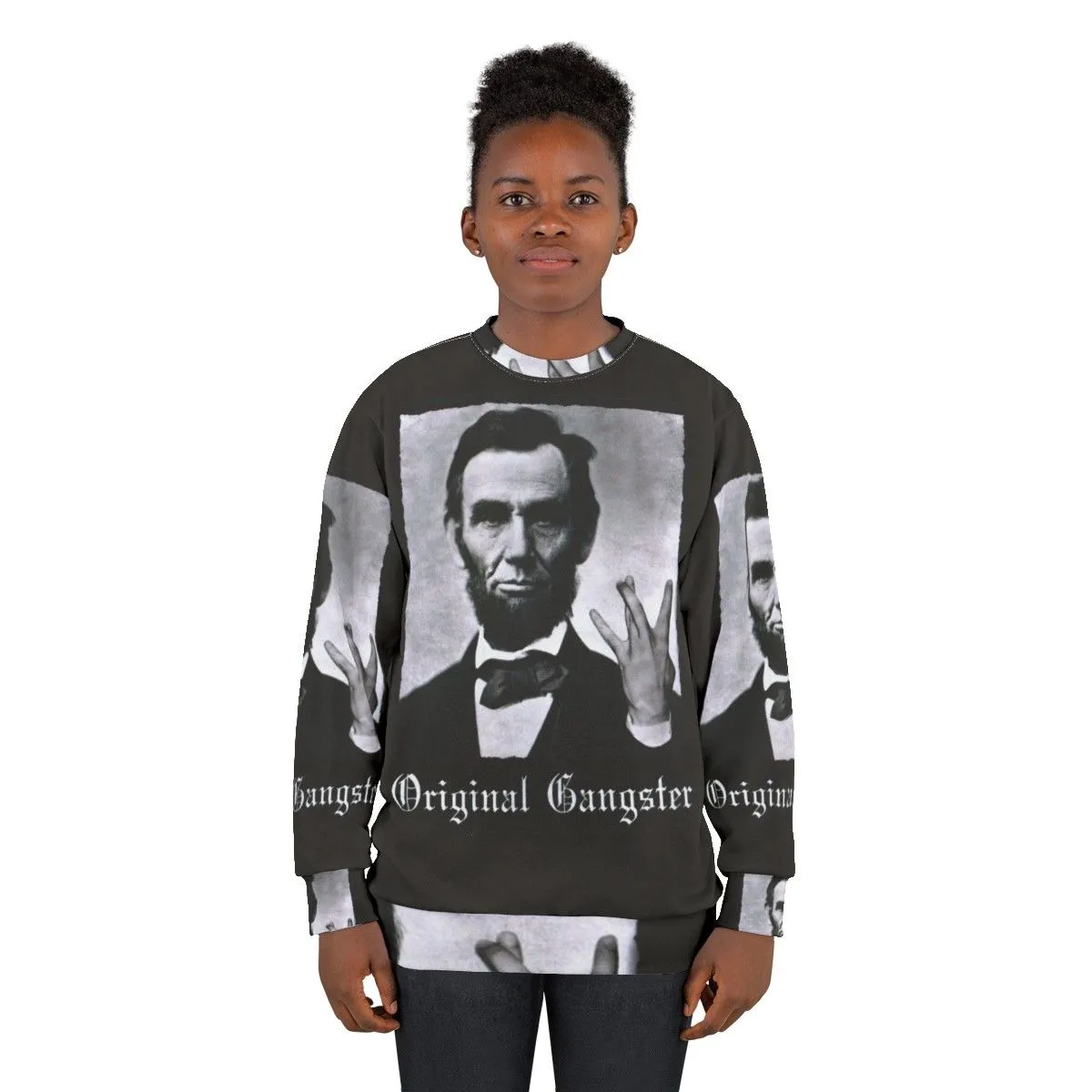 Abraham Lincoln Original Gangster Political Sweatshirt