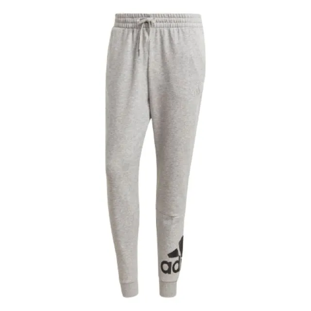 Adidas Essentials French Terry Tapered Cuff Logo Men Lifestyle Pant Grey/White