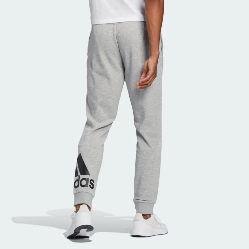 Adidas Essentials French Terry Tapered Cuff Logo Men Lifestyle Pant Grey/White