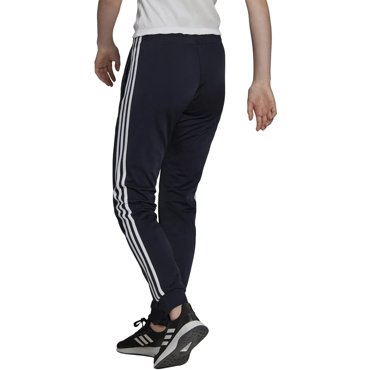 adidas Women's Warm-Up Tricot Slim Tapered 3-Stripes Track Pants