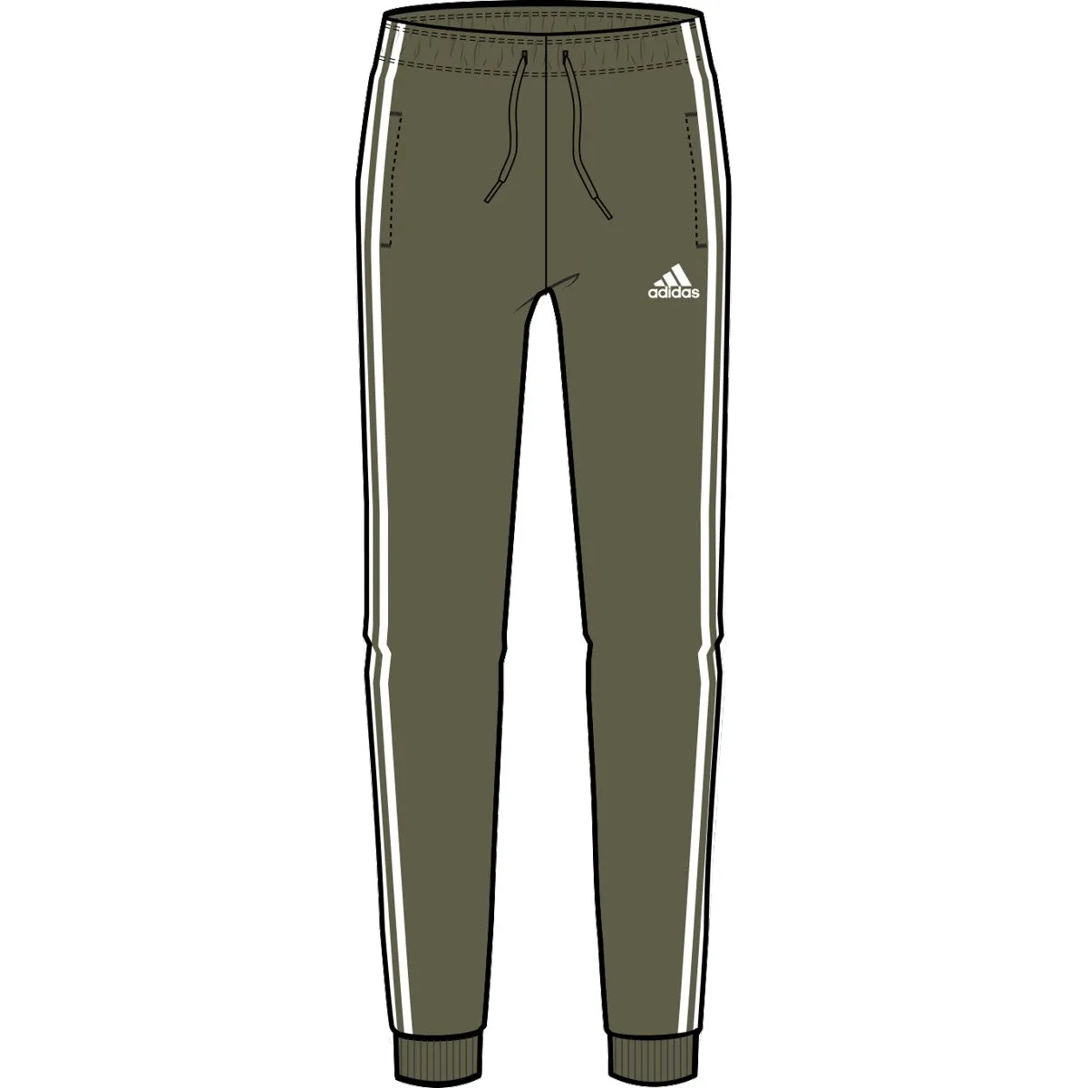 adidas Women's Warm-Up Tricot Slim Tapered 3-Stripes Track Pants