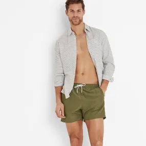 Adler Mens Swimming Shorts - Khaki