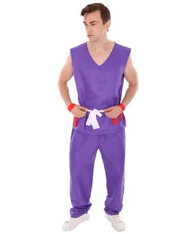 Adult Men's Super Dragon TV / Movie Costume | Purple Halloween Costume