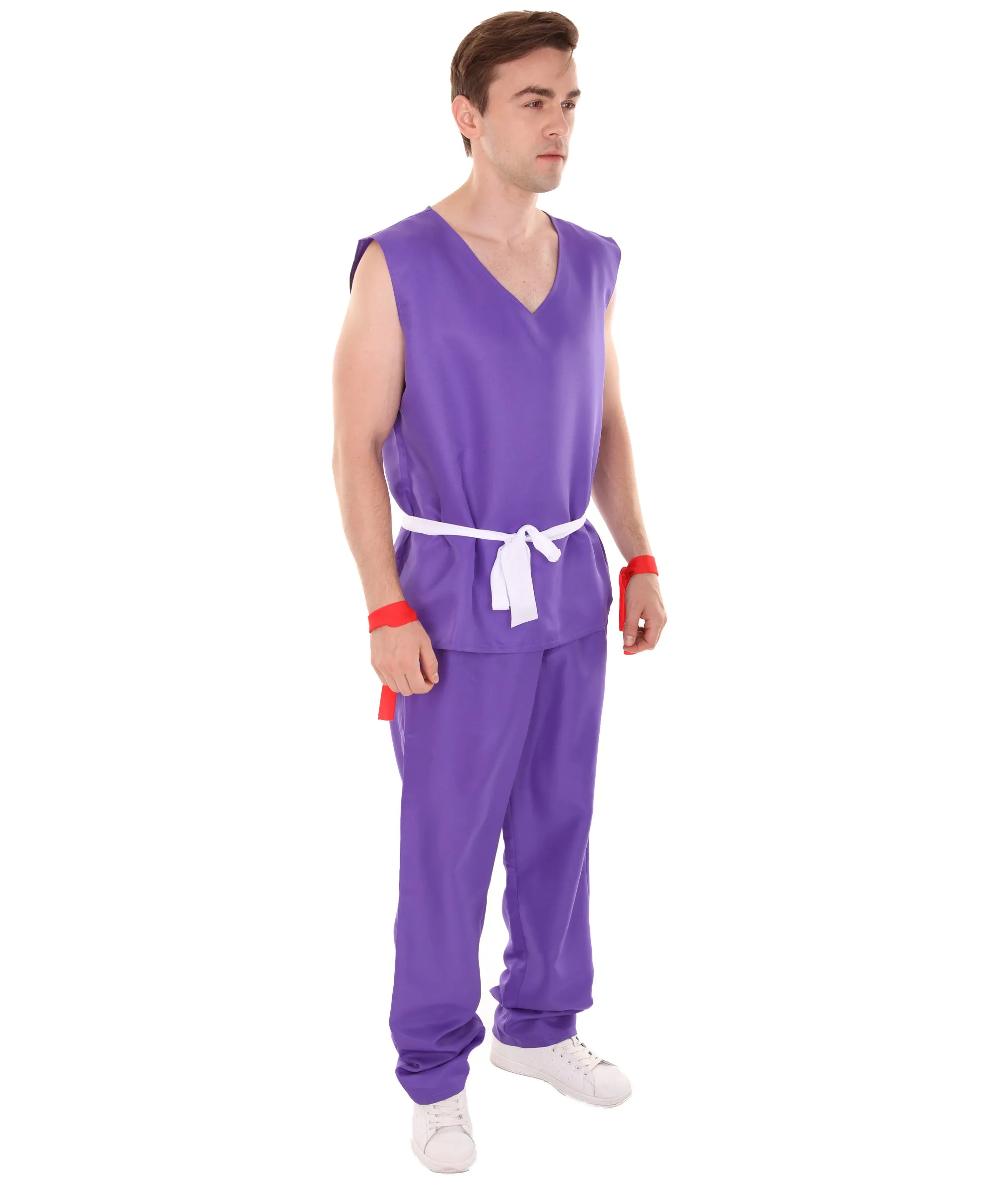 Adult Men's Super Dragon TV / Movie Costume | Purple Halloween Costume