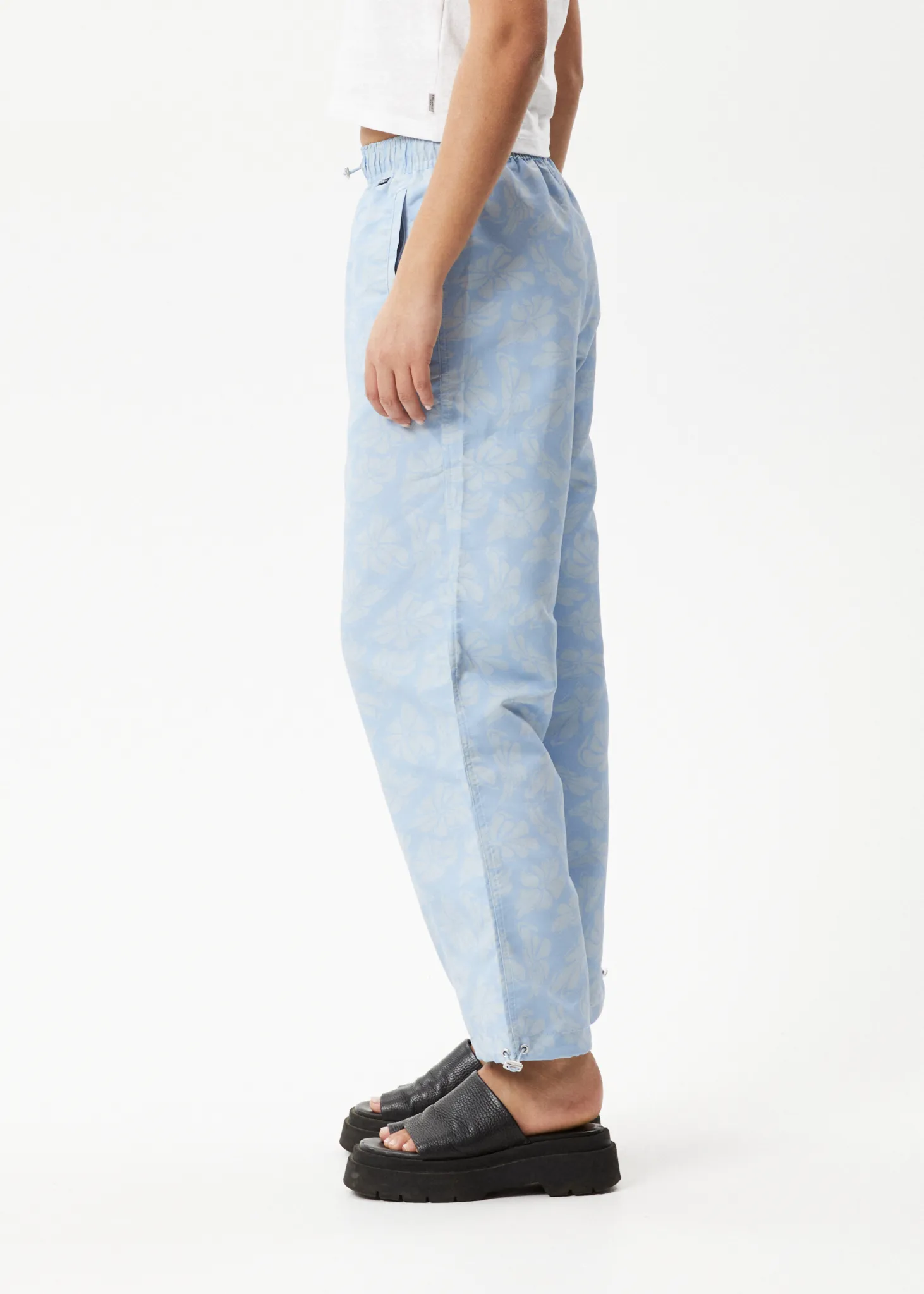 AFENDS Womens Underworld - Spray Pants - Powder Blue