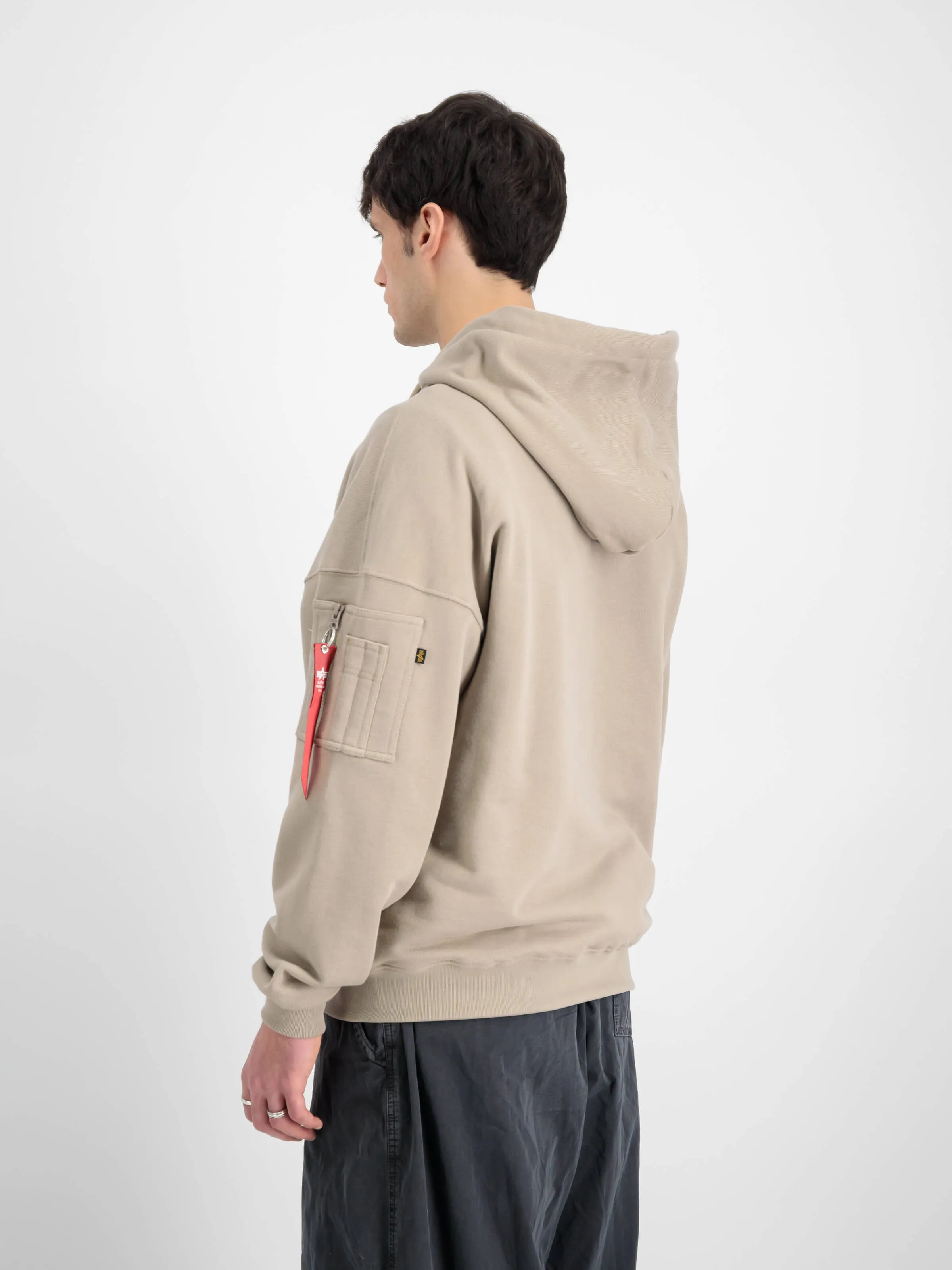 Alpha Industries Felpa Over Unisex C/cappuccio Uomo