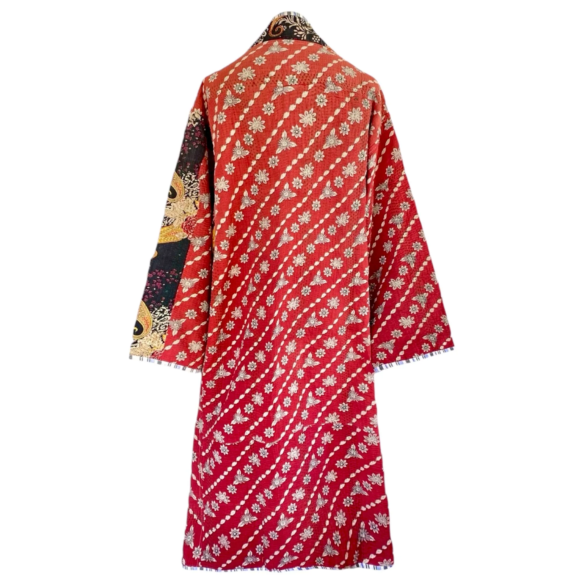 Amajar Vintage Quilted Kantha Coat ONE OF KIND