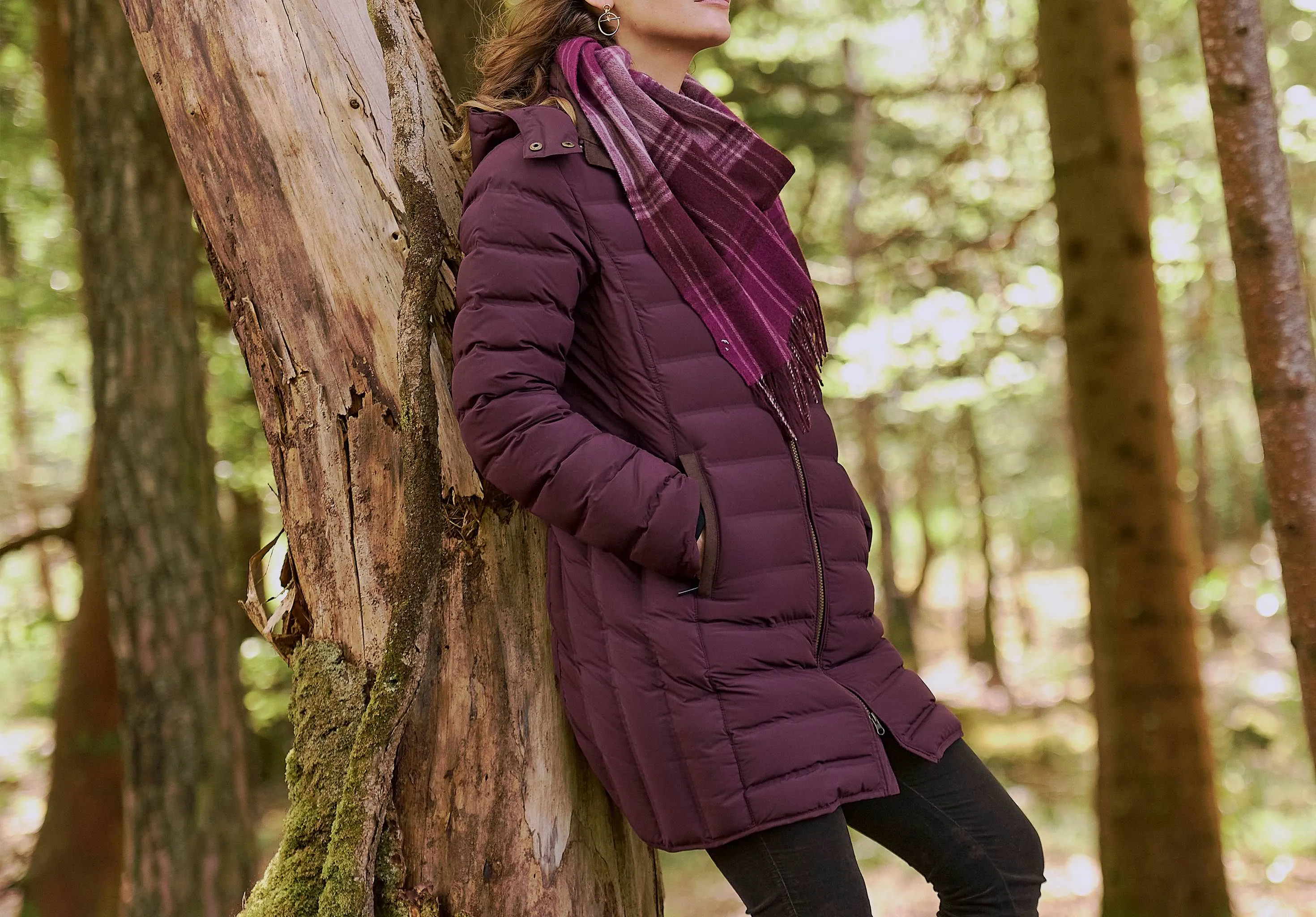 Ballybrophy Quilted Jacket - Currant