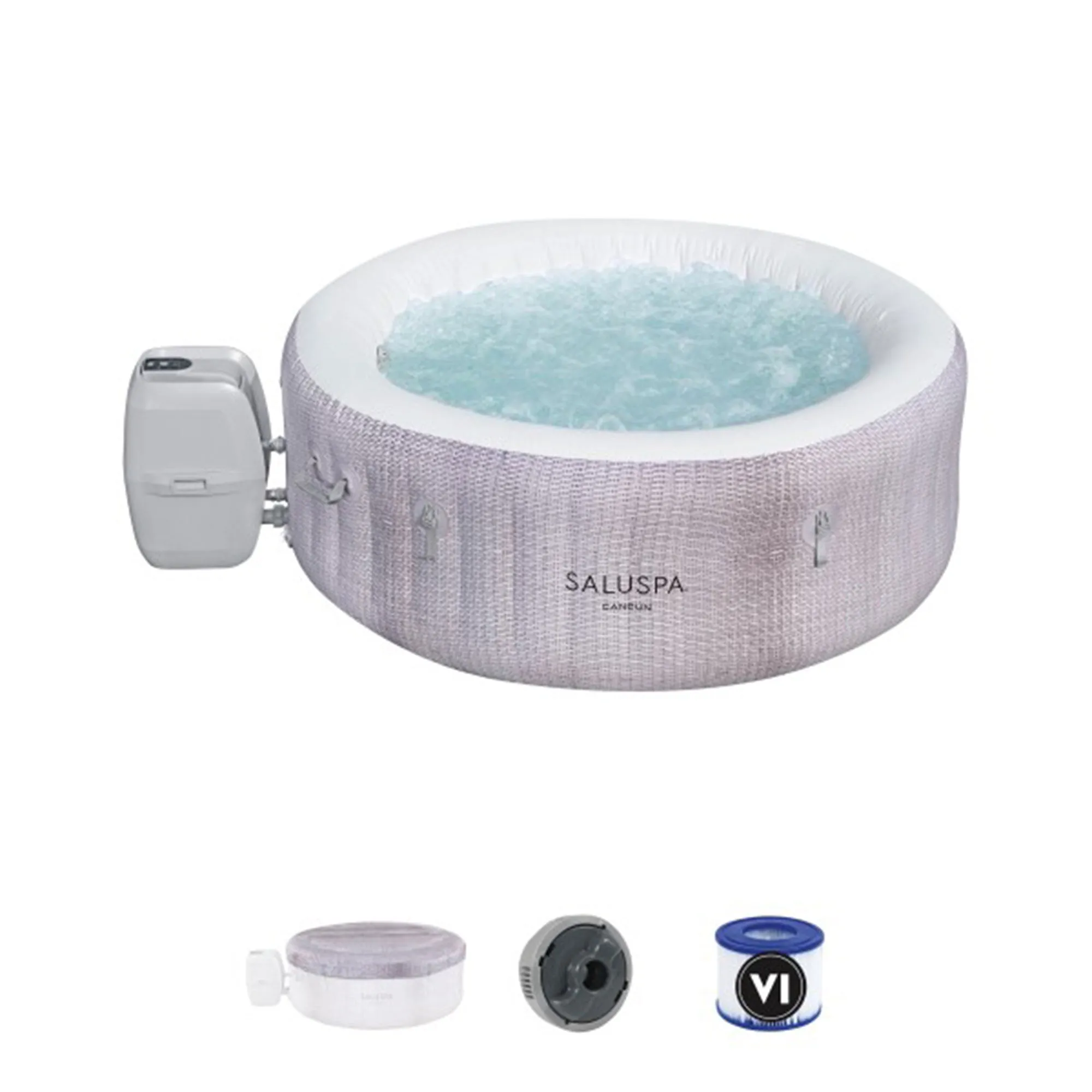 Bestway SaluSpa 71 x 26 Inch Inflatable Cancun AirJet Hot Tub Spa (Open Box)