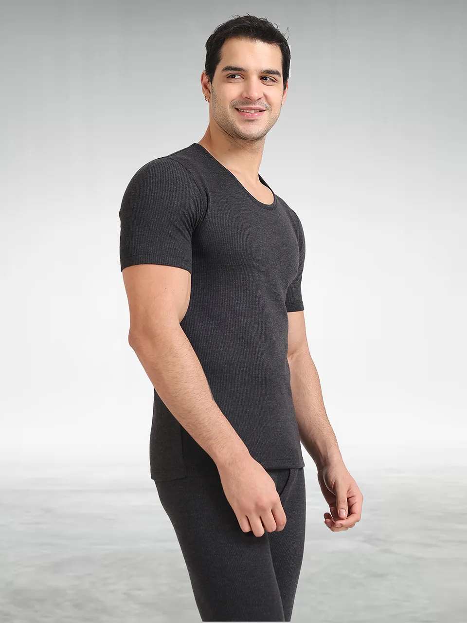 BlazeTech Thermal Vest Half Sleeves | Dark Grey