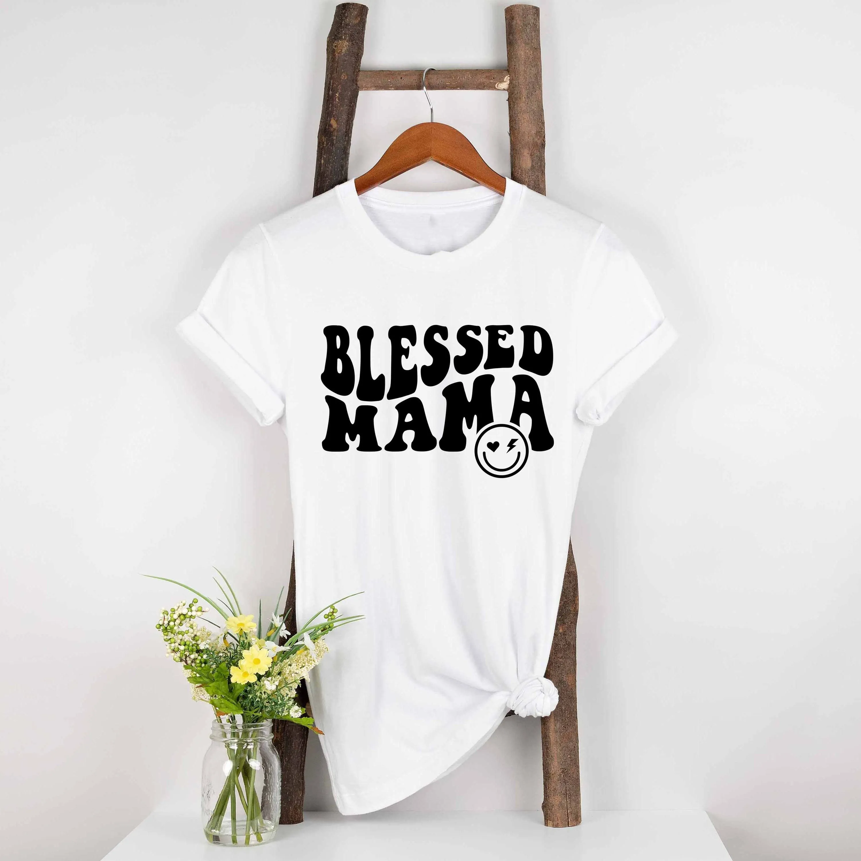 Blessed Mama Mother's Day Graphic Tee