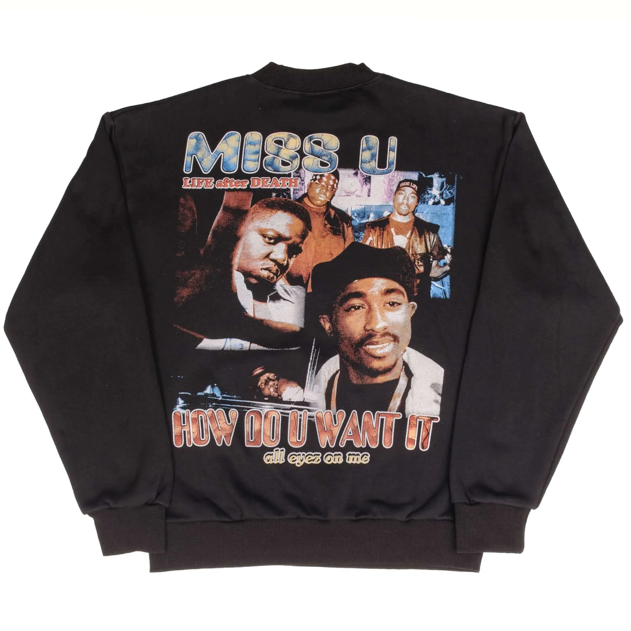 BOOTLEG NOTORIOUS BIG 1972- 1997 TUPAC 1971-1996 SWEATSHIRT SIZE MEDIUM