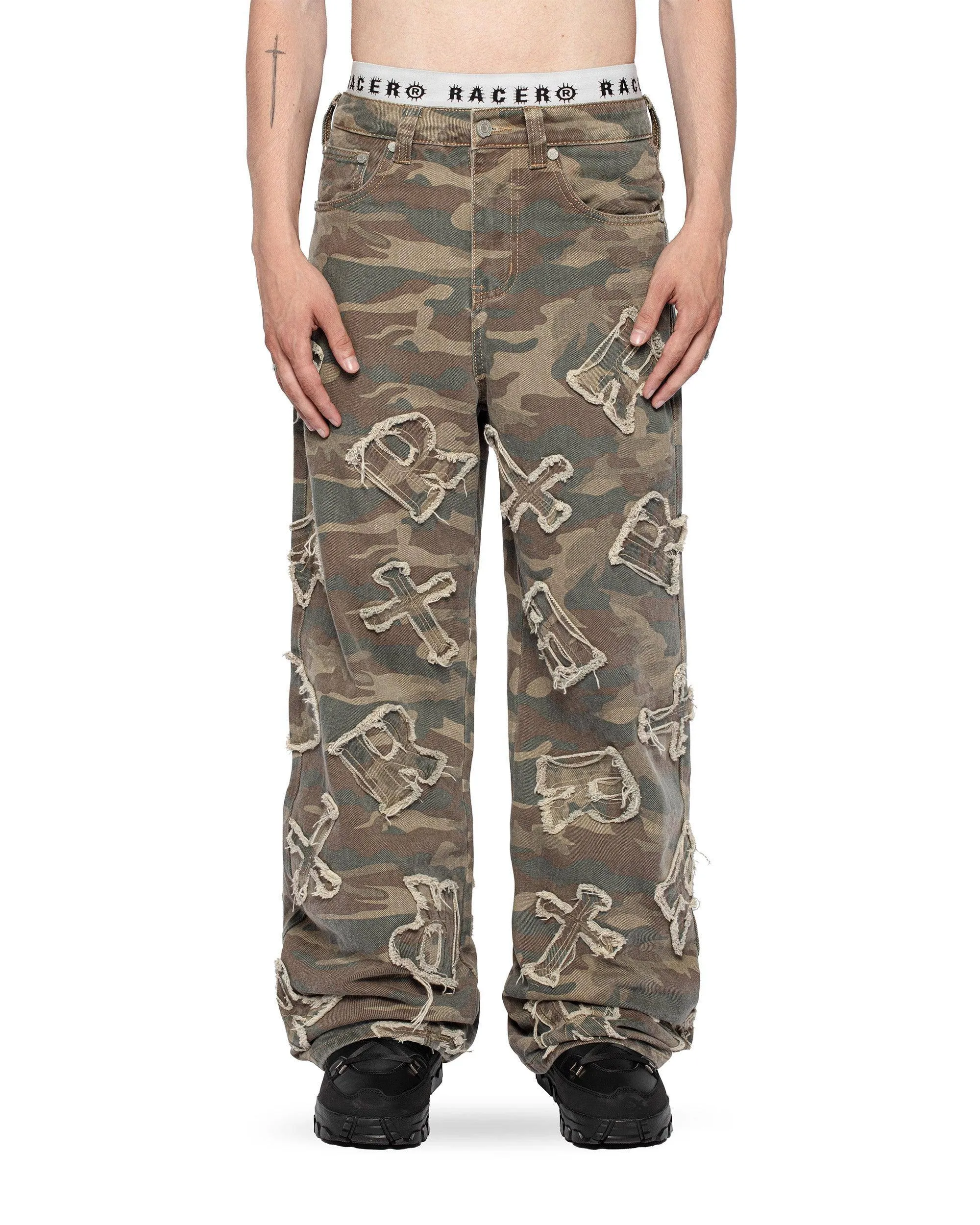 Camo Patch Jeans