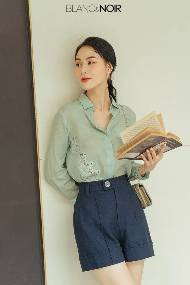 Celadon Linen Shirt