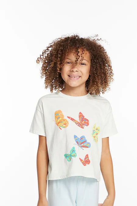 CHA Aqua Butterfly Tee