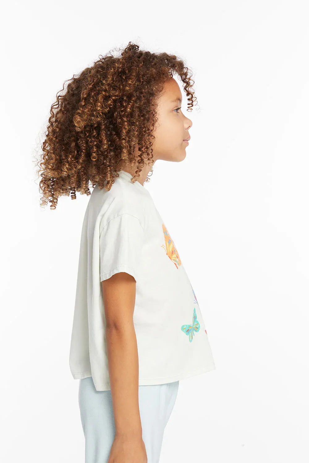 CHA Aqua Butterfly Tee