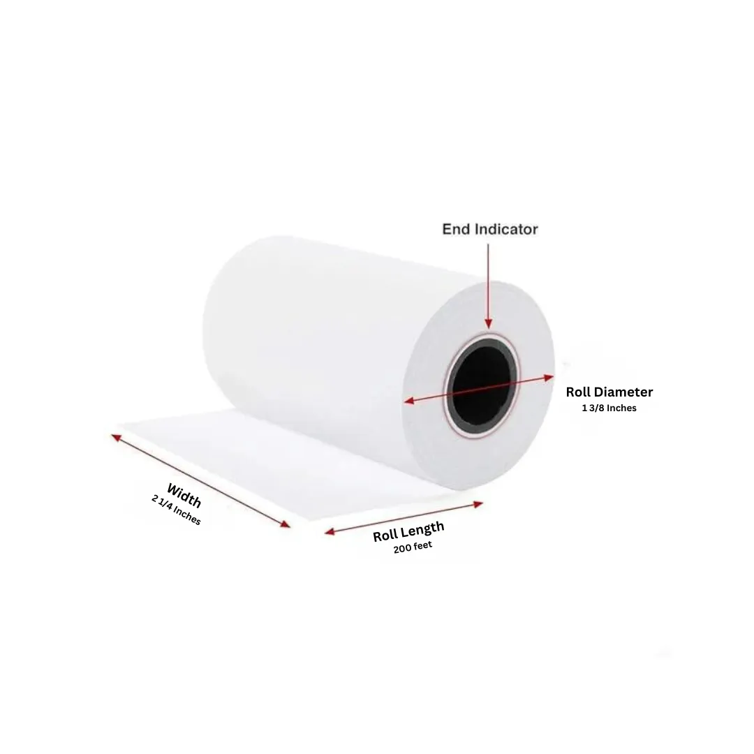 Credit Card Thermal Paper 2 1/4 x 200