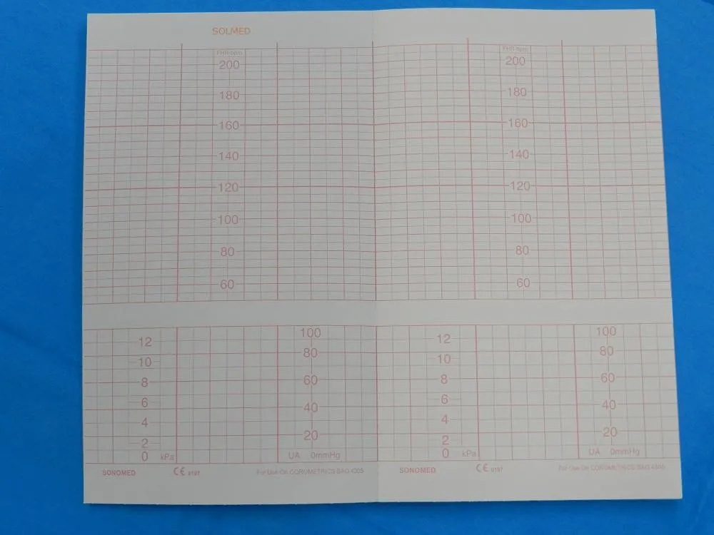 CTG PAPER THERMAL COROMETRICS BAO4305, DAO4305 MONITOR CHART