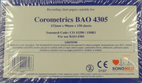 CTG PAPER THERMAL COROMETRICS BAO4305, DAO4305 MONITOR CHART