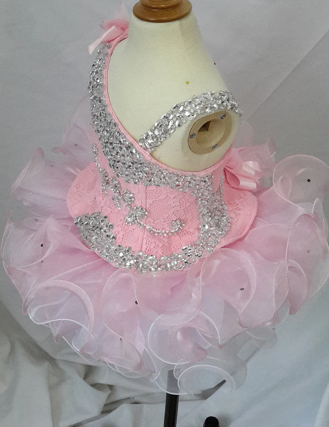 Custom Made Infant/toddler/baby/children/kids Girl's Pageant Dress 1~4T G095A