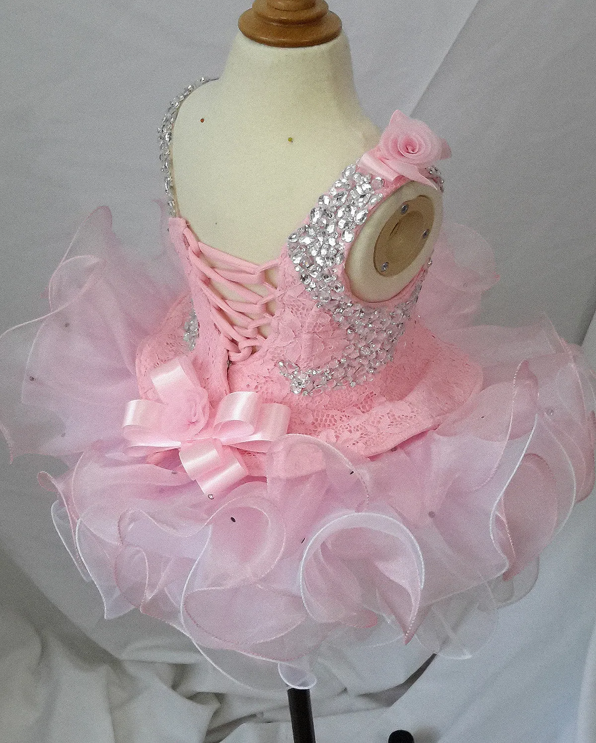 Custom Made Infant/toddler/baby/children/kids Girl's Pageant Dress 1~4T G095A