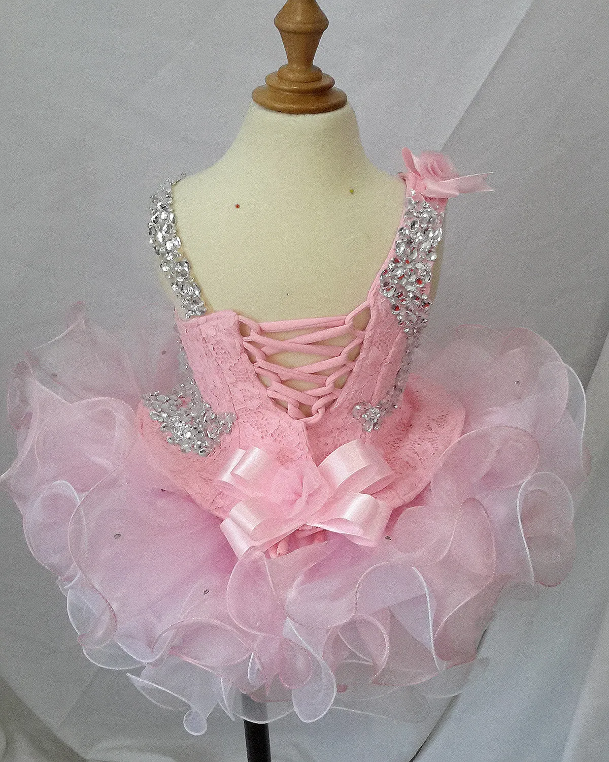 Custom Made Infant/toddler/baby/children/kids Girl's Pageant Dress 1~4T G095A