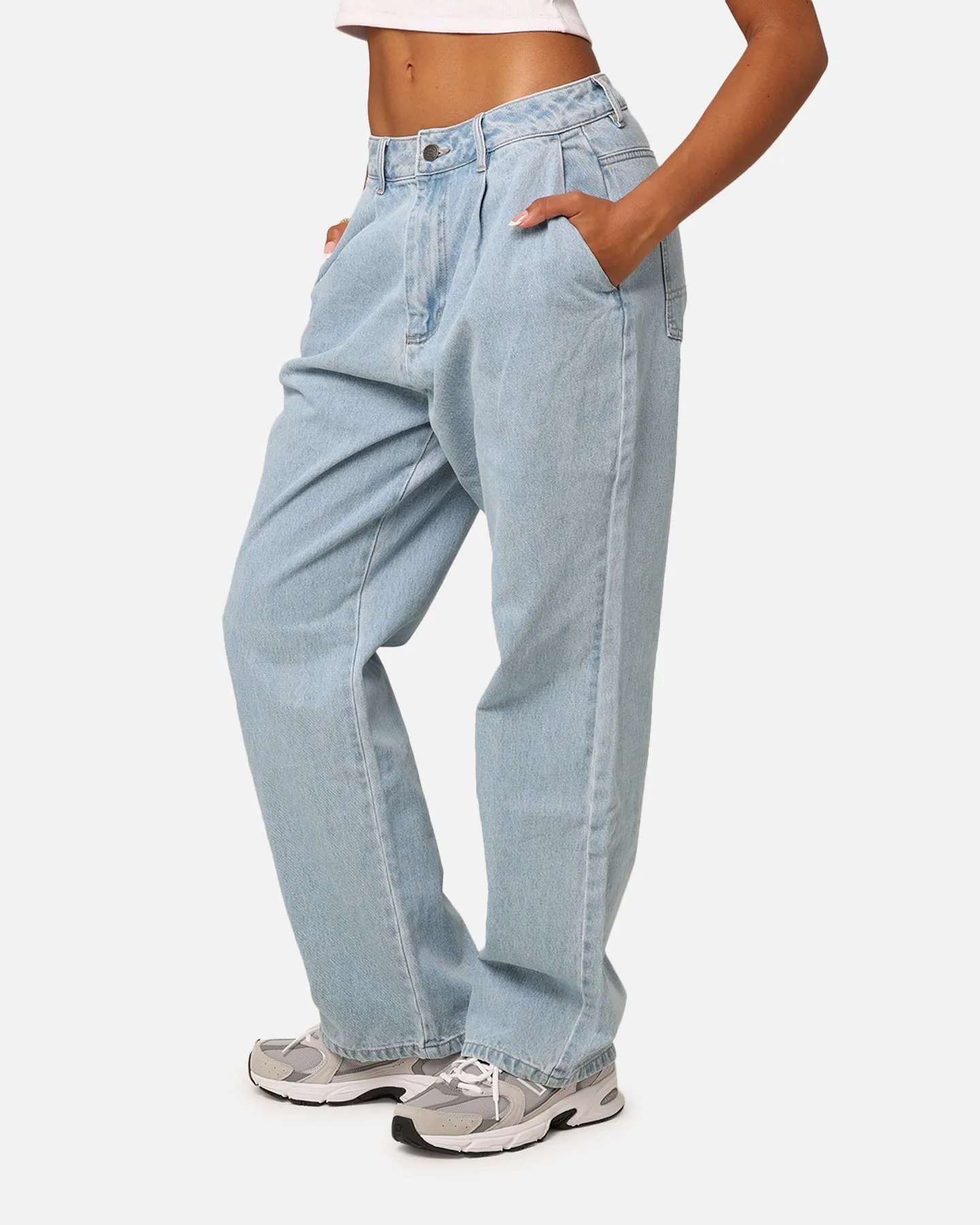 Dickies Women's The Woodlands Jeans Light Wash Blue