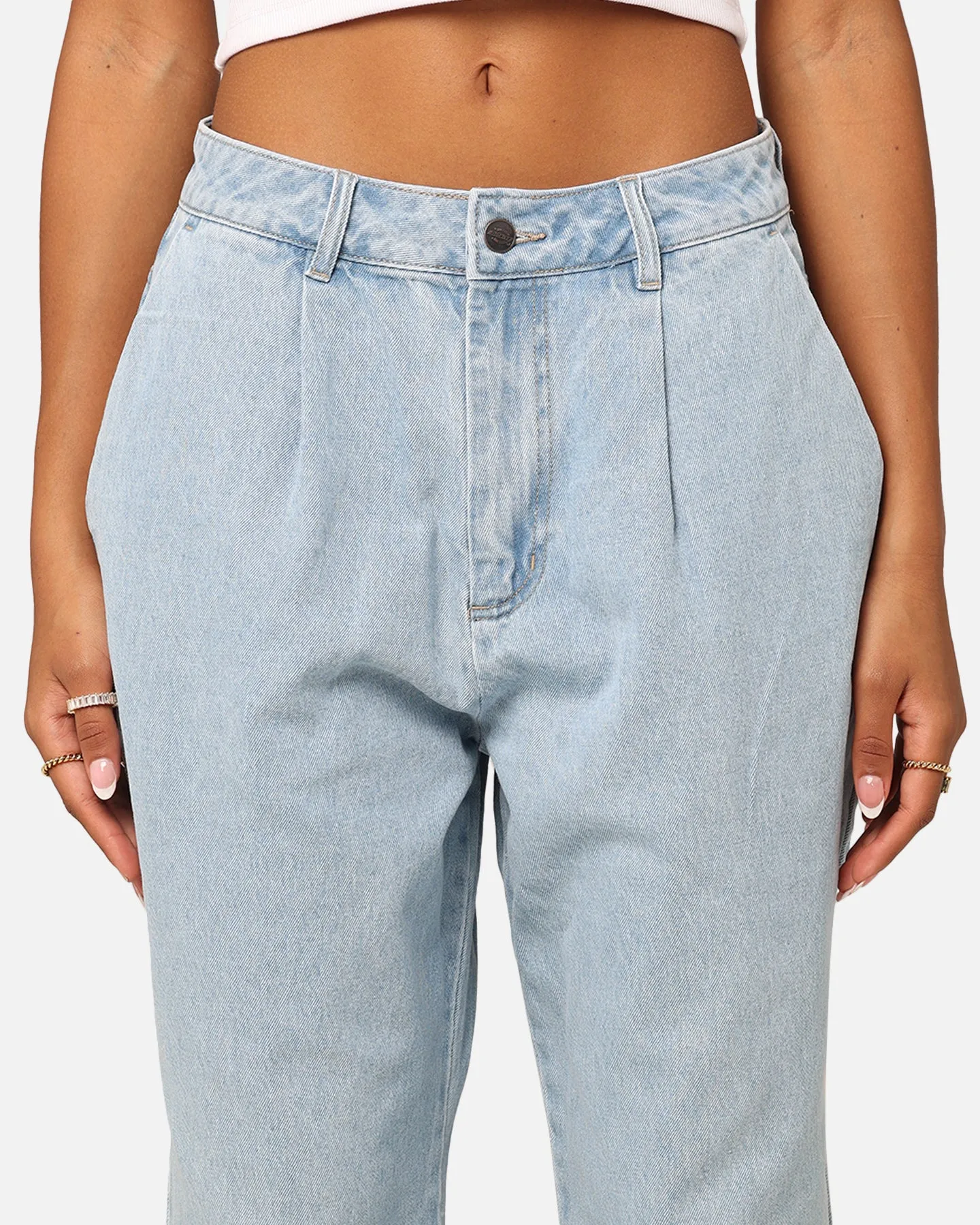 Dickies Women's The Woodlands Jeans Light Wash Blue