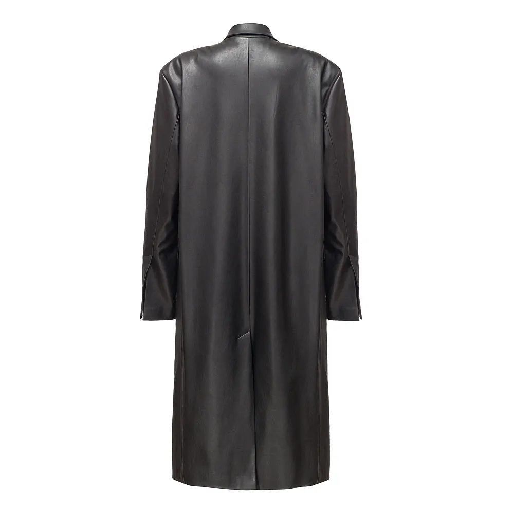 Eco Leather Coat