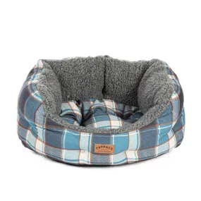 FatFace Check Fleece Deluxe Slumber Bed