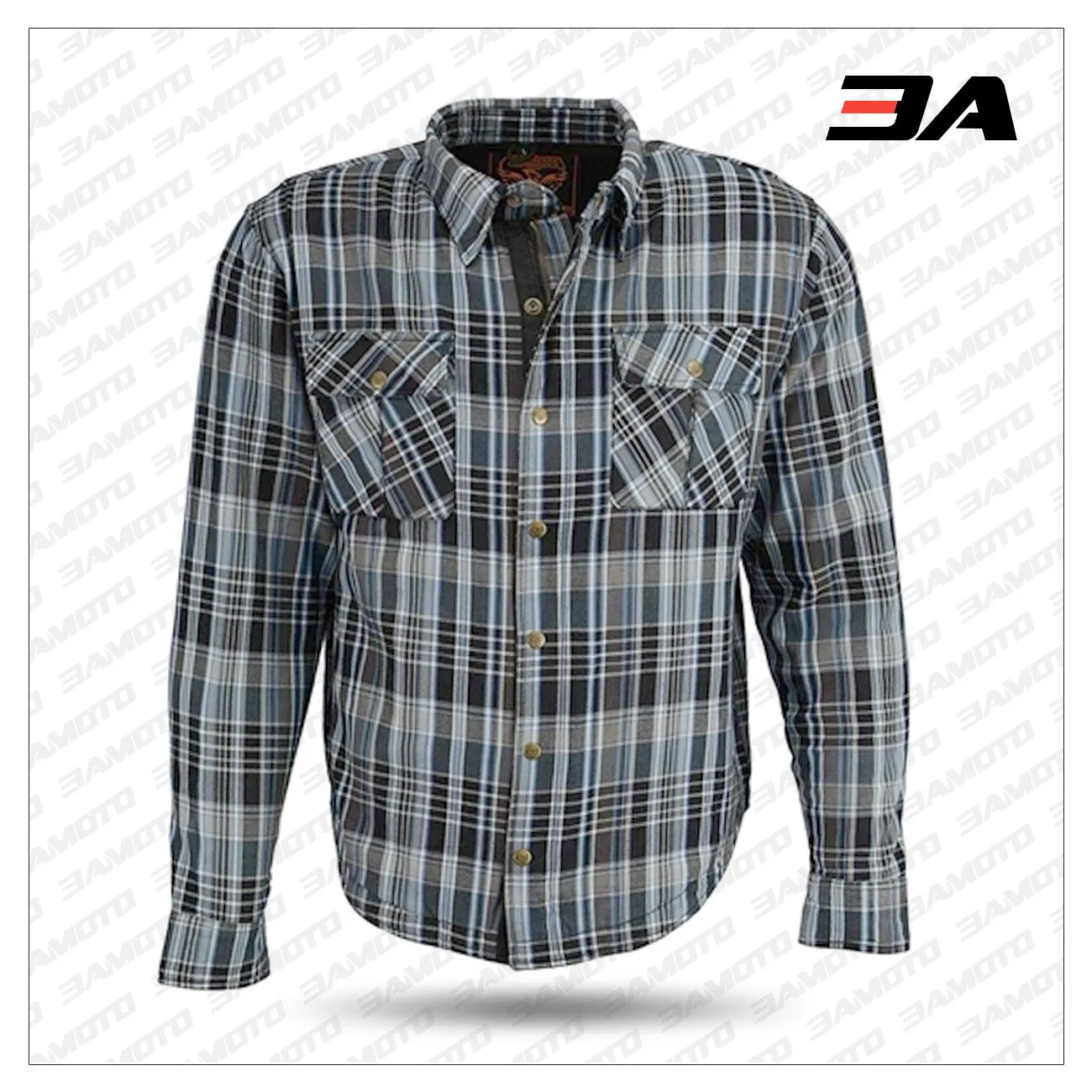 Flannel Body Armor Riding Shirt