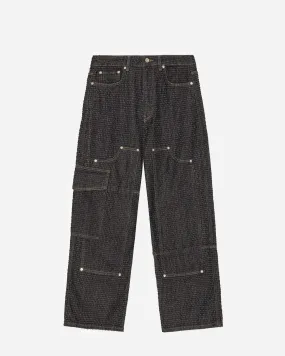 Fluffy Denim Carpenter Jeans