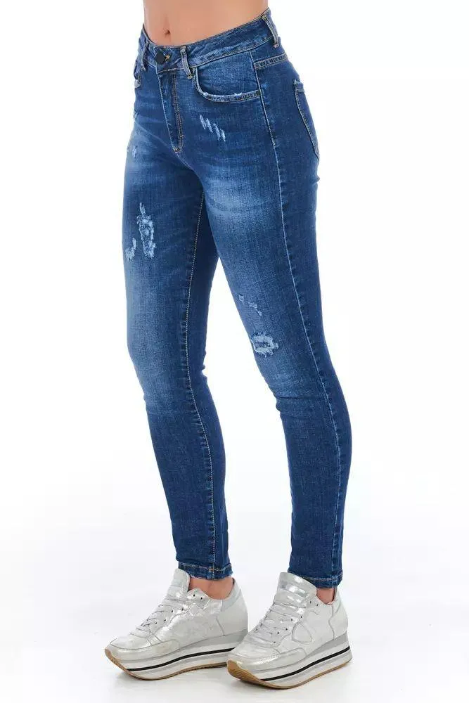 Frankie Morello Blue  Jeans & Pant