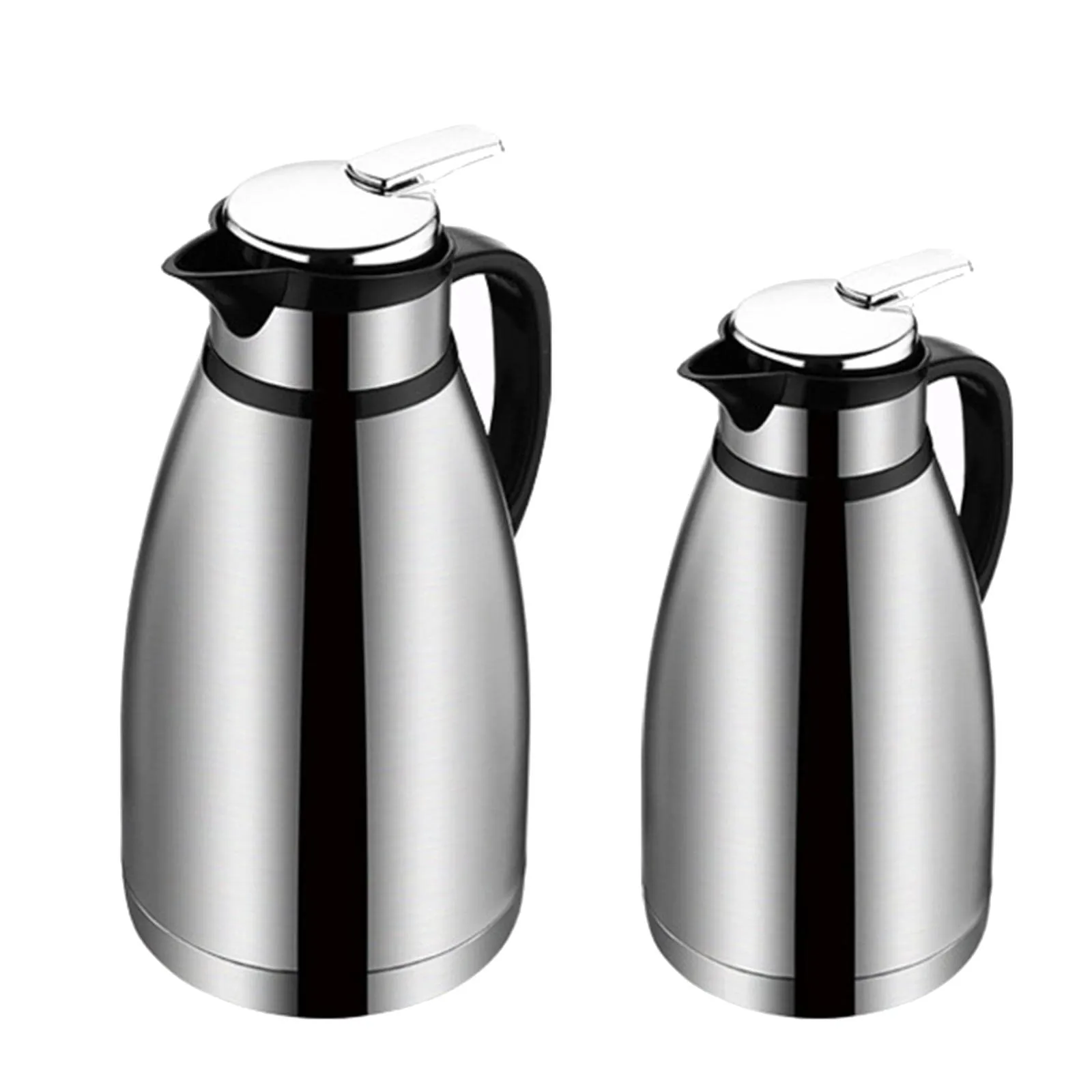 GAH Vacuum Insulation Thermos Durable Stainless Steel for Tea Office Conference 2L