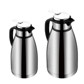 GAH Vacuum Insulation Thermos Durable Stainless Steel for Tea Office Conference 2L