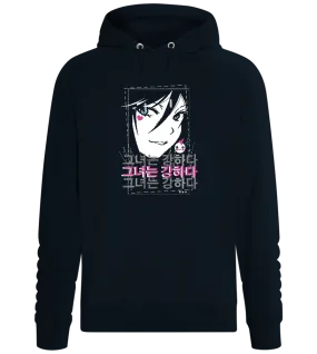 Girl with Heart Design - Comfort unisex hoodie