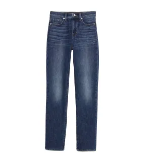 High-Rise Slim Jean Dark Wash