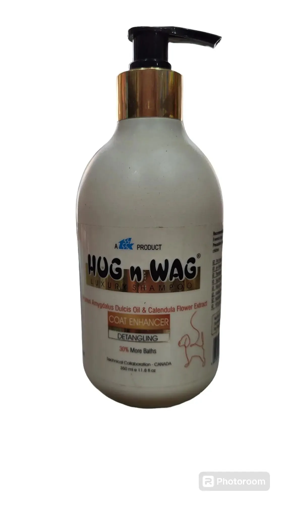 Hug n Wag luxury dog shampoo coat enhancer 350ml