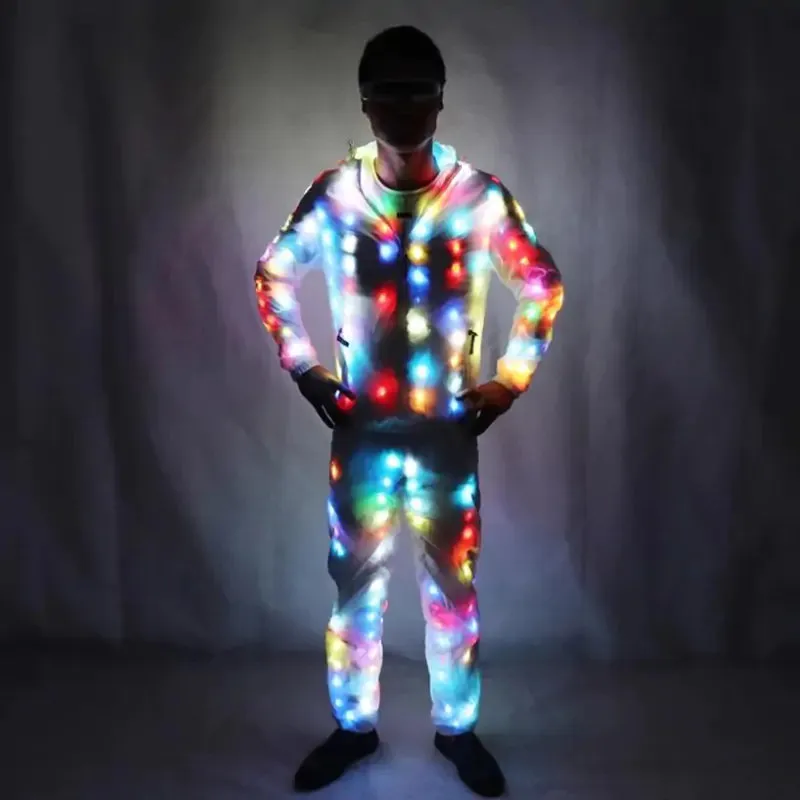 Illuminating Light Pants Creative Waterproof Clothes^