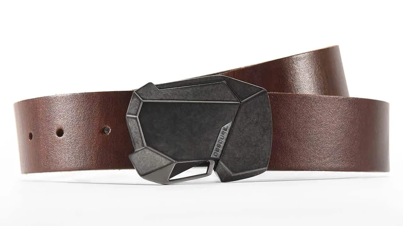 Imperfect Stone Fractal 2.0 on Brown Belt | FINAL SALE