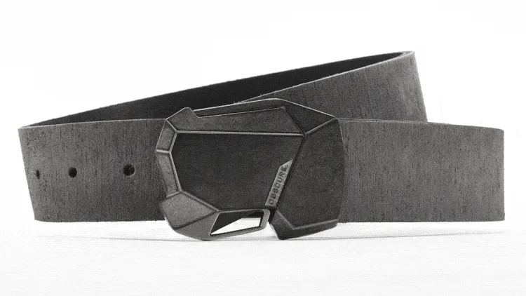 Imperfect Stone Fractal 2.0 on Distressed Grey Belt | FINAL SALE