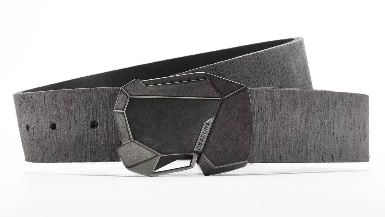 Imperfect Stone Fractal 2.0 on Distressed Grey Belt | FINAL SALE