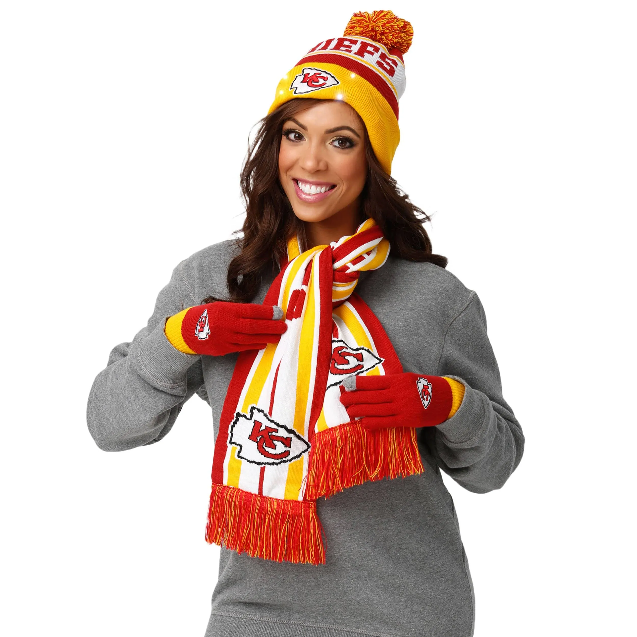 Kansas City Chiefs NFL Snow Stealer Cold Weather Set