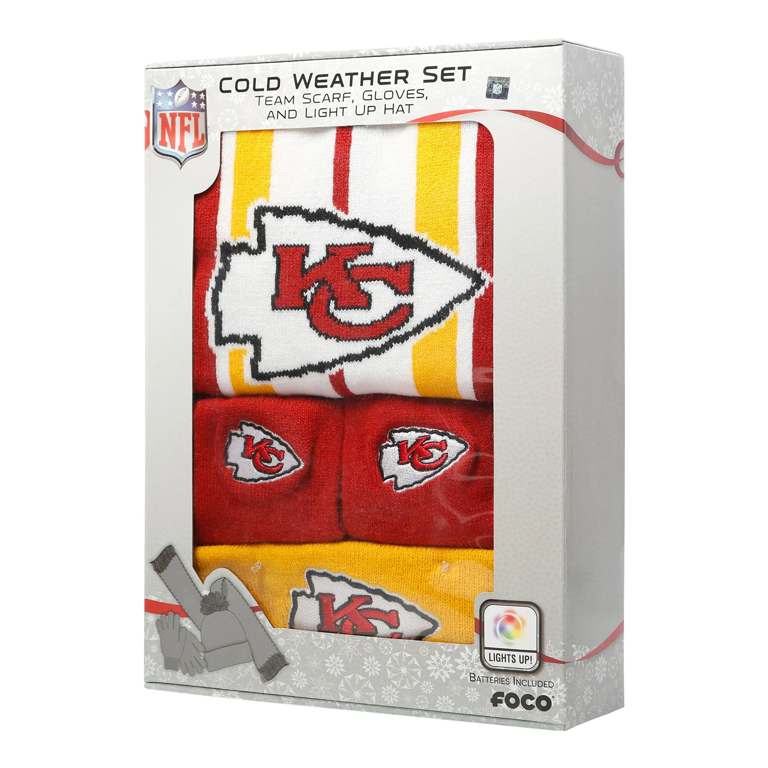 Kansas City Chiefs NFL Snow Stealer Cold Weather Set