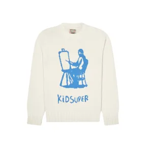 Kidsuper Knitted Sweatshirt 'Cream'